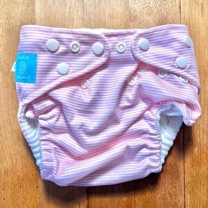 Charlie Banana NWOT Pink Striped Cloth Diaper
